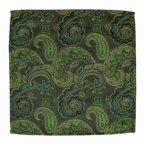 Fellini Luxe Paisley Pocket Square